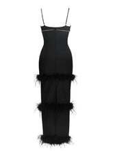 Load image into Gallery viewer, Anna Feather Maxi Dress FancySticated