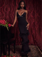 Load image into Gallery viewer, Anna Feather Maxi Dress FancySticated