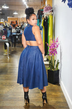 Load image into Gallery viewer, Ariana Denim Maxi Dress FancySticated