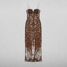 Load image into Gallery viewer, Bailey Elegant Sequin Maxi Dress FancySticated
