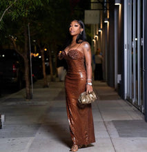 Load image into Gallery viewer, Bailey Elegant Sequin Maxi Dress FancySticated