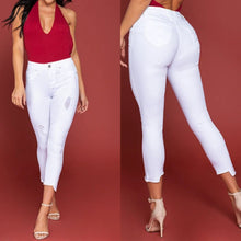 Load image into Gallery viewer, Bella High Rise Jeans- White FancySticated