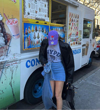 Load image into Gallery viewer, Bloom Asymmetric Denim Skirt FancySticated