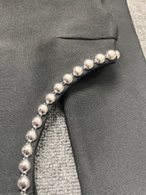 Load image into Gallery viewer, Brenda Cutout Black Beaded Maxi Dress FancySticated