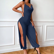 Load image into Gallery viewer, Bright Silk Wide Leg Jumpsuit FancySticated