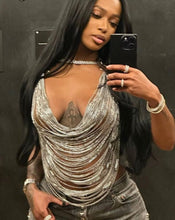 Load image into Gallery viewer, Chain Halter Crop Top FancySticated
