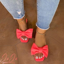 Load image into Gallery viewer, Bowknot Flat Sandals