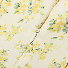 Load image into Gallery viewer, Deep-V Flower Fluffy Dress FancySticated