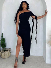 Load image into Gallery viewer, Dubai Nights Ruffles Maxi Dress FancySticated