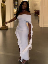 Load image into Gallery viewer, Dubai Nights Ruffles Maxi Dress FancySticated