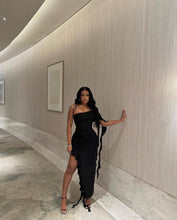 Load image into Gallery viewer, Dubai Nights Ruffles Maxi Dress FancySticated