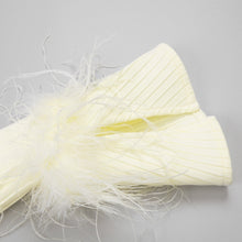 Load image into Gallery viewer, Elegant Feather Maxi Dress- Beige FancySticated