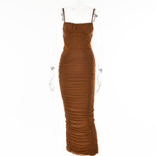 Load image into Gallery viewer, Elegant Ruched Corset Maxi Dress FancySticated