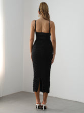 Load image into Gallery viewer, Elegant Ruched Corset Maxi Dress FancySticated