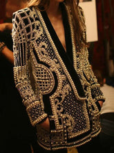 Load image into Gallery viewer, Embroidered Flares Vintage Blazer FancySticated