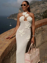 Load image into Gallery viewer, Floralle Crochet Knit Maxi Dress FancySticated