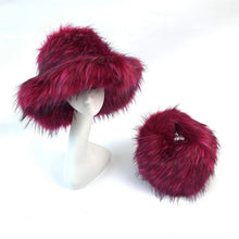 Load image into Gallery viewer, Fur Bucket Hat x Fur Bag Set FancySticated