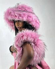 Load image into Gallery viewer, Fur Bucket Hat x Fur Bag Set FancySticated