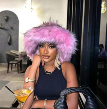 Load image into Gallery viewer, Fur Bucket Hat x Fur Bag Set FancySticated
