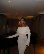 Load image into Gallery viewer, Keep It Knit Maxi Dress FancySticated