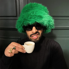 Load image into Gallery viewer, Keep Warm Fur Bucket Hat FancySticated