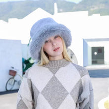Load image into Gallery viewer, Keep Warm Fur Bucket Hat FancySticated