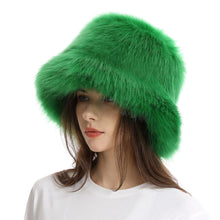 Load image into Gallery viewer, Keep Warm Fur Bucket Hat FancySticated