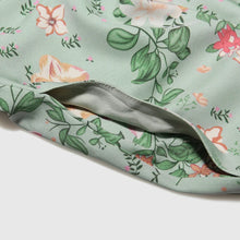 Load image into Gallery viewer, Lace Up Floral Corset Midi Dress FancySticated