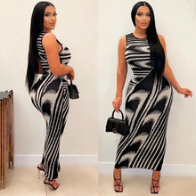 Load image into Gallery viewer, Laura Striped Maxi Dress FancySticated