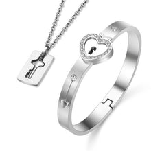 Load image into Gallery viewer, Love Heart Lock Bracelet FancySticated