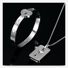 Load image into Gallery viewer, Love Heart Lock Bracelet FancySticated