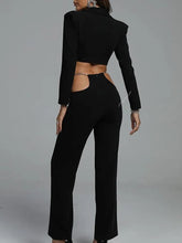 Load image into Gallery viewer, Love Yourself Crop Blazer Set FancySticated