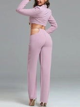 Load image into Gallery viewer, Love Yourself Crop Blazer Set FancySticated