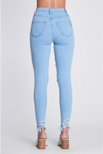 Load image into Gallery viewer, Luxe High Waist Jeans- Blue FancySticated