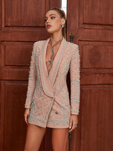 Load image into Gallery viewer, Pearl Beaded Blazer FancySticated