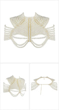 Load image into Gallery viewer, Pearl Bustier Beaded Crop Top FancySticated