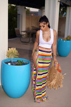Load image into Gallery viewer, Rainbow Crochet Skirt FancySticated