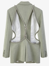 Load image into Gallery viewer, Regine Backless Blazer FancySticated