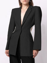 Load image into Gallery viewer, Regine Backless Blazer FancySticated