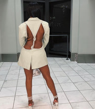 Load image into Gallery viewer, Regine Backless Blazer FancySticated