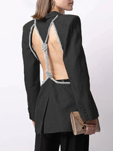 Load image into Gallery viewer, Regine Backless Blazer FancySticated