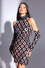Load image into Gallery viewer, Shinning Crystal Mesh Dress