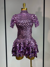 Load image into Gallery viewer, Scale Sequin Bodysuit Dress