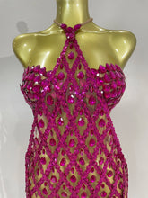 Load image into Gallery viewer, Aliya Sequin Mesh Dress Set