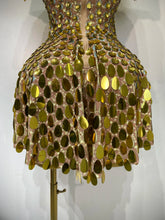 Load image into Gallery viewer, Scale Sequin Bodysuit Dress