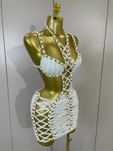 Load image into Gallery viewer, Kayda Luxe Mini Dress- White