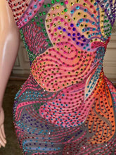 Load image into Gallery viewer, Opulent Crystal Backless Dress