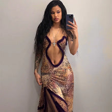 Load image into Gallery viewer, Passion Aesthetic Maxi Dress