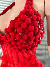 Load image into Gallery viewer, Glamorous 3D Flower Bandage Dress