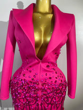 Load image into Gallery viewer, Pearls Blazer Mini Dress